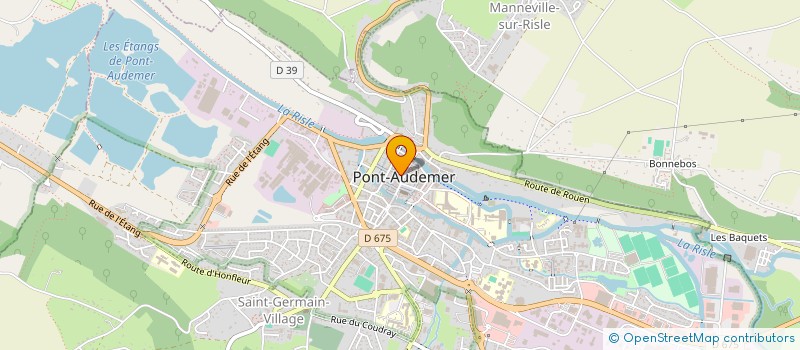 localisation de l'entreprise HENRI à PONT-AUDEMER