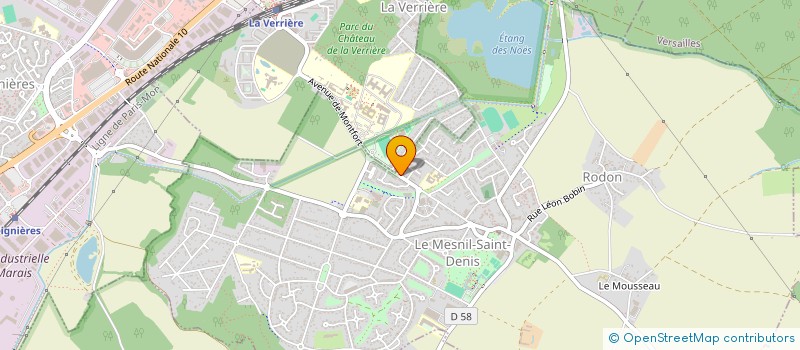 localisation de l'entreprise HENRI  LE MESNIL-SAINT-DENIS