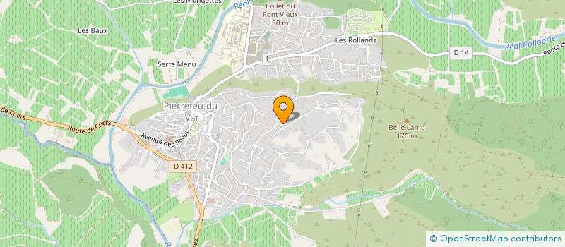 localisation de l'entreprise HENRI CONSEIL  PIERREFEU-DU-VAR