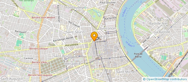 localisation de l'entreprise HENRI CONTESTIN CONSEILS  BORDEAUX