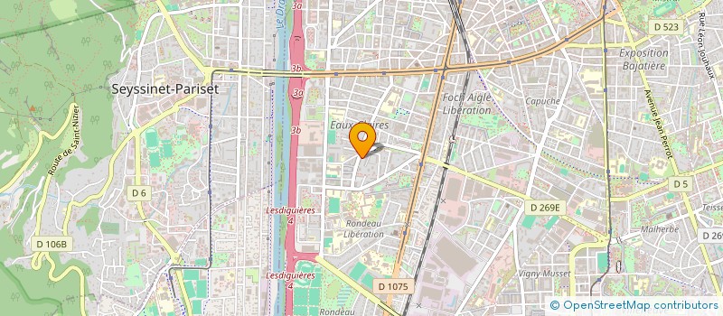 localisation de l'entreprise HENRI DUANT  GRENOBLE