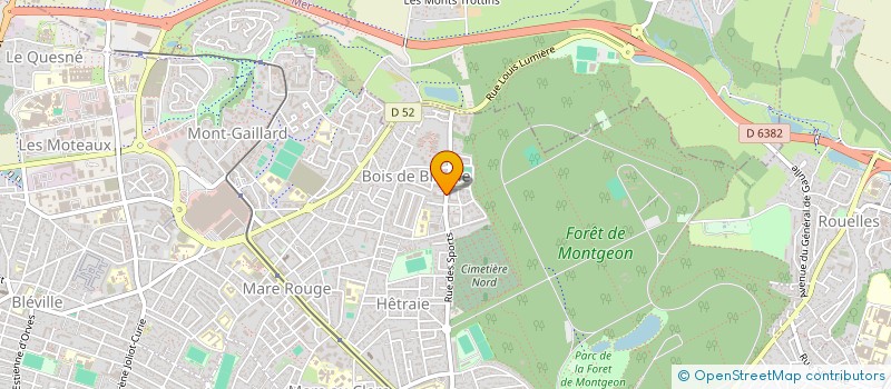 localisation de l'entreprise HENRI DUNANT à LE HAVRE