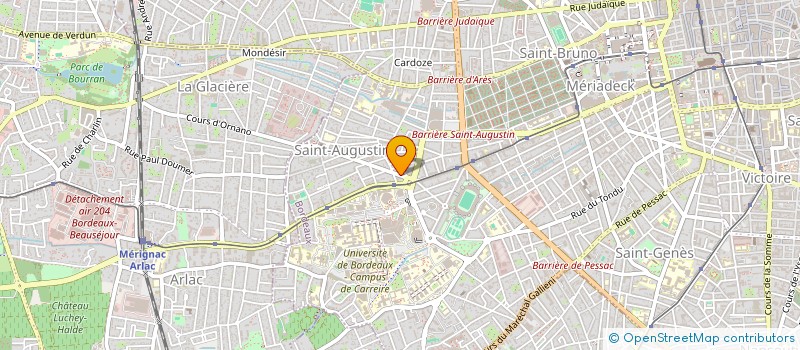 localisation de l'entreprise HENRI ECHEVESTE IMMOBILIER  BORDEAUX