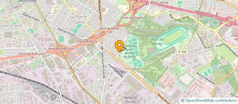 localisation de l'entreprise HENRI FRANCOIS AIME  VENISSIEUX