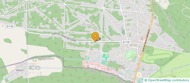 localisation de l'entreprise HENRI GAUTIER  LAMORLAYE