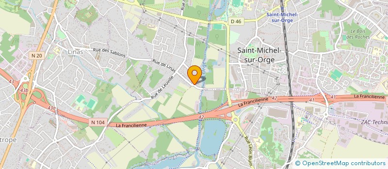 localisation de l'entreprise HENRI GESTION à LONGPONT-SUR-ORGE
