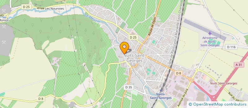 localisation de l'entreprise HENRI GOUGES à NUITS-SAINT-GEORGES