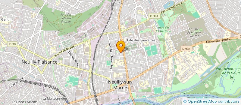 localisation de l'entreprise HENRI GREGOIRE-GERMAIN PORTE à NEUILLY-SUR-MARNE