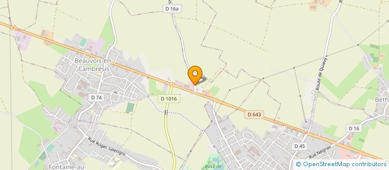 localisation de l'entreprise HENRI HAESAERT  BEAUVOIS-EN-CAMBRESIS