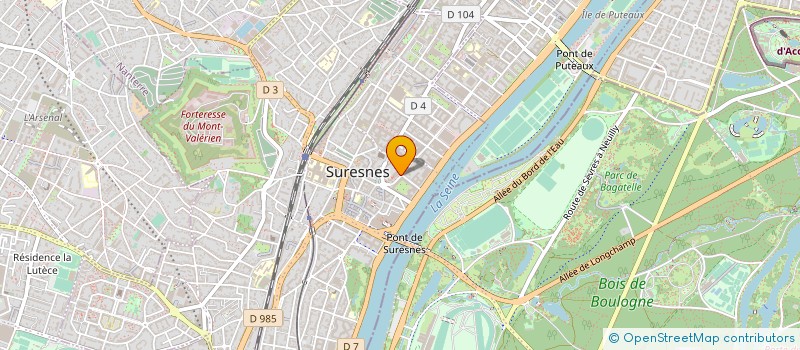 localisation de l'entreprise HENRI IV à SURESNES