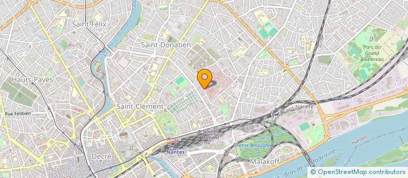 localisation de l'entreprise HENRI IV à NANTES