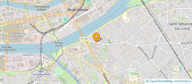 localisation de l'entreprise HENRI IV à NANTES