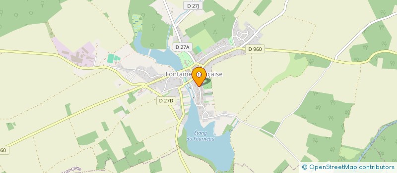 localisation de l'entreprise HENRI IV  FONTAINE-FRANCAISE