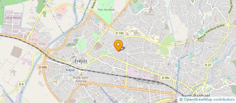 localisation de l'entreprise HENRI KUENTZ à FREJUS