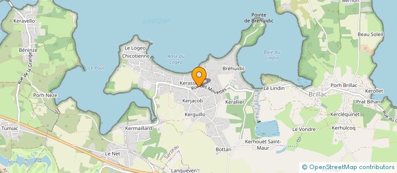 localisation de l'entreprise HENRI LOUIS  SARZEAU