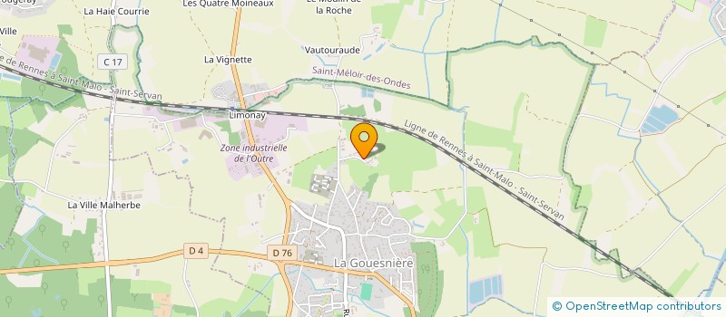 localisation de l'entreprise HENRI LUC CHOPIER OU HERVE LE CORRE  SAINT-MELOIR-DES-ONDES