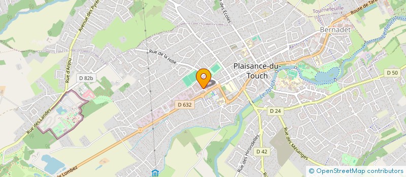 localisation de l'entreprise HENRI MARC  PLAISANCE-DU-TOUCH