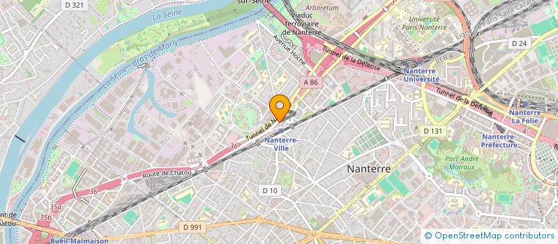 localisation de l'entreprise HENRI MARTIN  NANTERRE