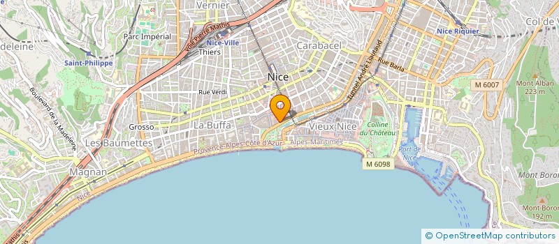 localisation de l'entreprise HENRI MARTIN à NICE