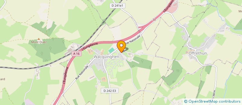localisation de l'entreprise HENRI MARTIN  WACQUINGHEN