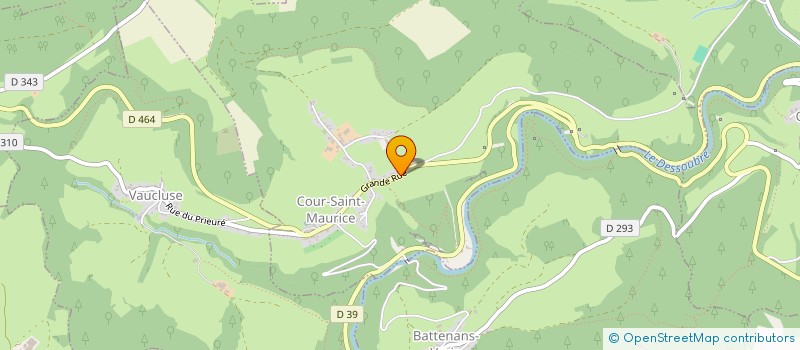 localisation de l'entreprise HENRI MIOTTE SARL  COUR-SAINT-MAURICE