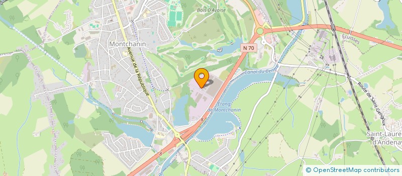 localisation de l'entreprise HENRI PAUL  MONTCHANIN