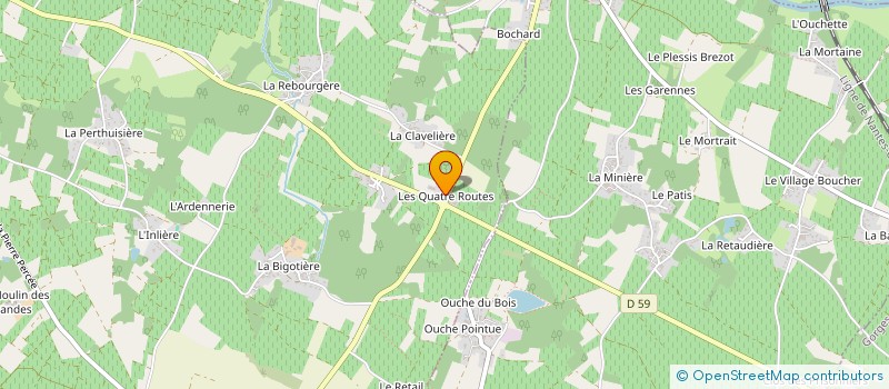localisation de l'entreprise HENRI POIRON ET FILS à MAISDON-SUR-SEVRE