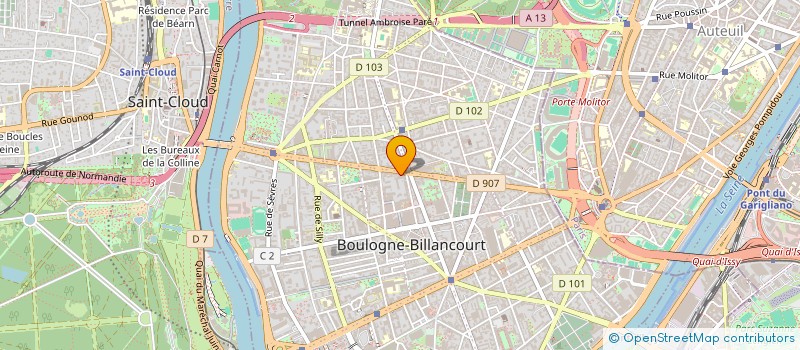 localisation de l'entreprise HENRI POLAD ET ASSOCIES à BOULOGNE-BILLANCOURT
