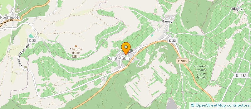 localisation de l'entreprise HENRI PRUDHON & FILS  SAINT-AUBIN