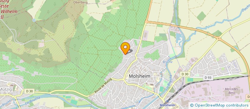 localisation de l'entreprise HENRI SCHWEITZER  MOLSHEIM