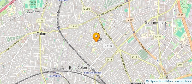 localisation de l'entreprise HENRI SUZANNE à BOIS-COLOMBES