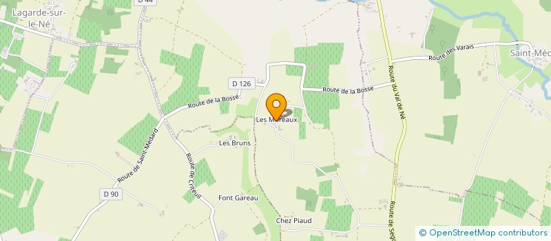 localisation de l'entreprise HENRI TERRES DU GAT  BARBEZIEUX-SAINT-HILAIRE