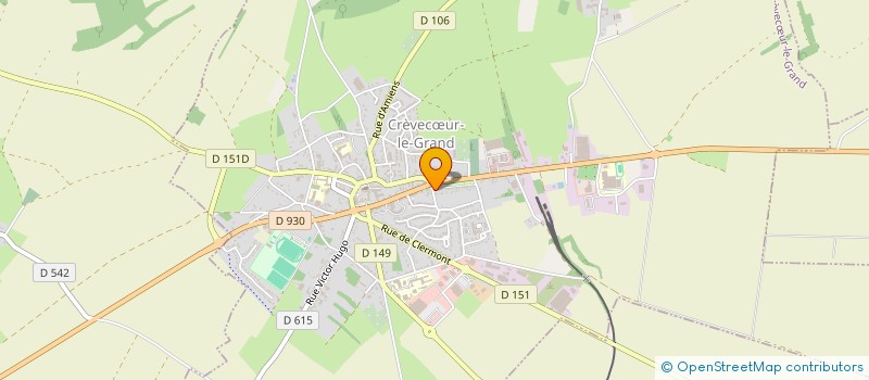 localisation de l'entreprise HENRI VILLETTE  CREVECUR-LE-GRAND