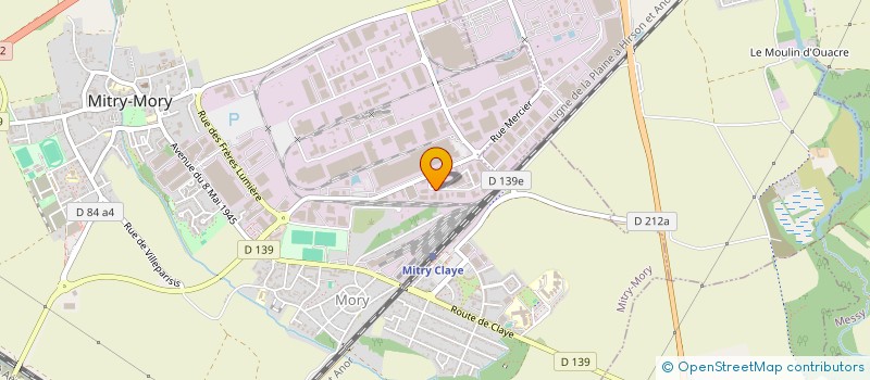 localisation de l'entreprise HENRI20  MITRY-MORY