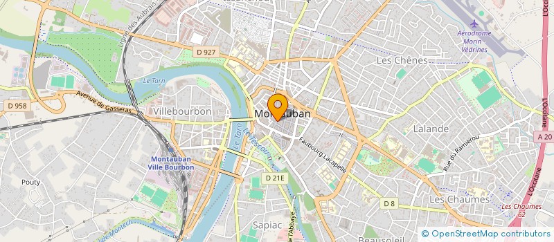 localisation de l'entreprise HENRIET  MONTAUBAN