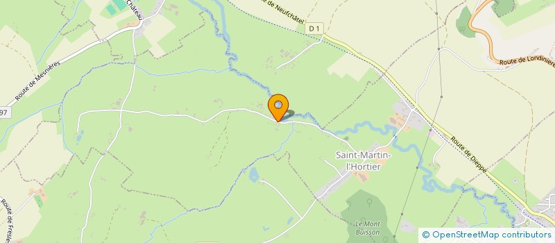 localisation de l'entreprise HENRIET CONSTRUCTION  SAINT-MARTIN-L'HORTIER