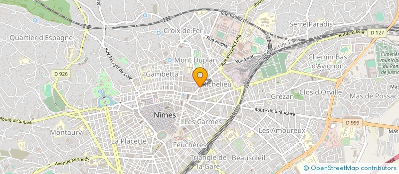 localisation de l'entreprise HENRIETTE-FELICIE  NIMES