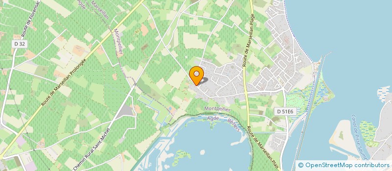 localisation de l'entreprise HENRIETTE VILLEROUX à MARSEILLAN