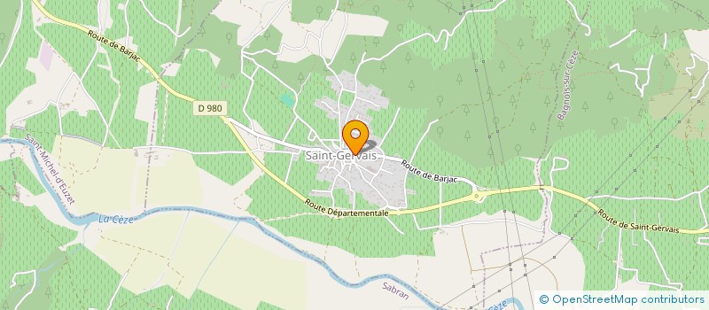 localisation de l'entreprise HENRIETTE & ZABETH DE ROCHE  SAINT-GERVAIS