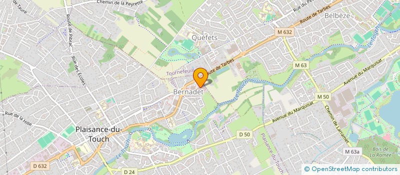 localisation de l'entreprise HENRIK TATOO  PLAISANCE-DU-TOUCH