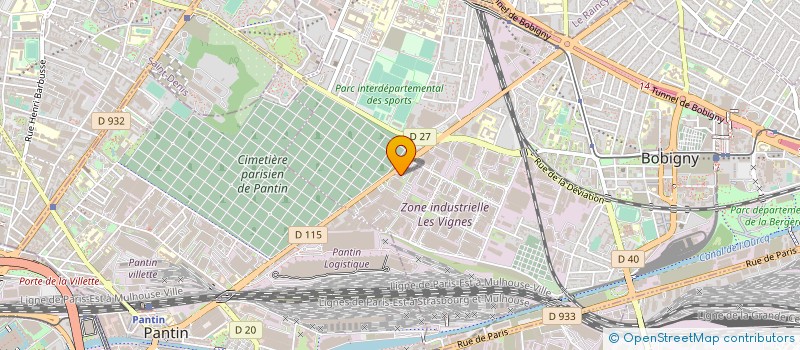 localisation de l'entreprise HENRIKA à BOBIGNY