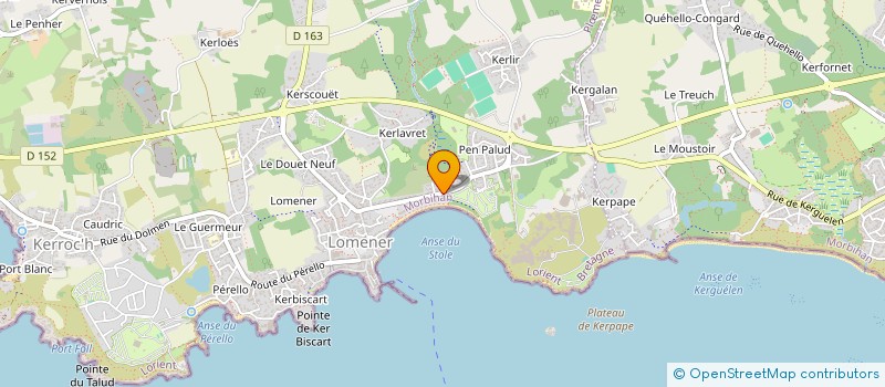 localisation de l'entreprise HENRIO INVEST à PLOEMEUR