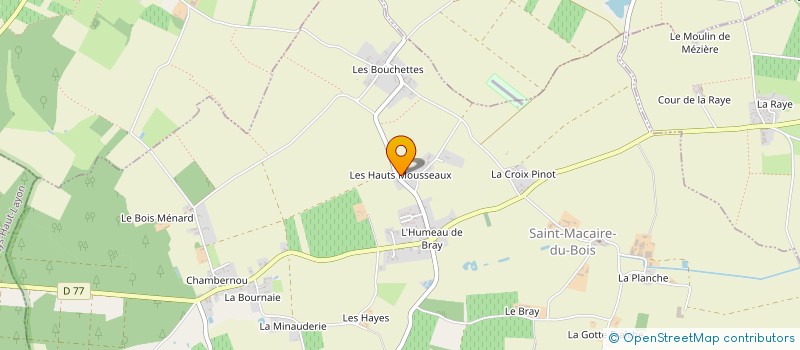 localisation de l'entreprise HENRION  SAINT-MACAIRE-DU-BOIS