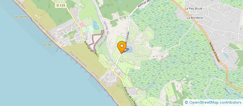 localisation de l'entreprise HENRIOT INDIVISION  SAINT-JEAN-DE-MONTS