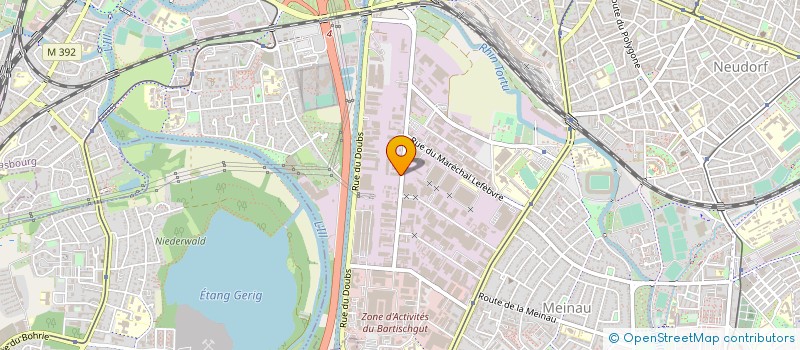 localisation de l'entreprise HENRIPAUL S A  STRASBOURG