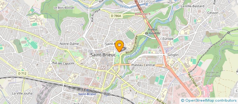 localisation de l'entreprise HENRIQUE GERANCE à SAINT-BRIEUC