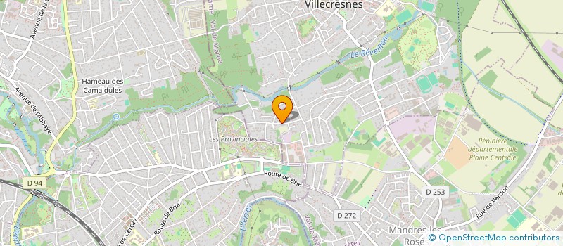 localisation de l'entreprise HENRIQUES INVESTISSEMENTS  VILLECRESNES