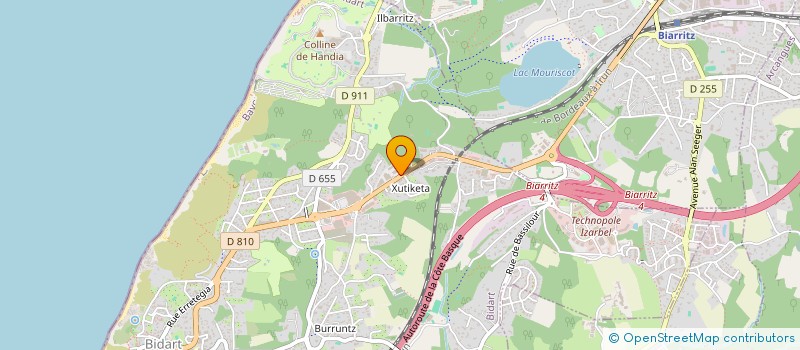 localisation de l'entreprise HENRIREMS à BIDART