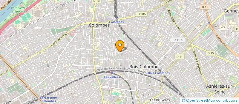 localisation de l'entreprise HENRITAM à COLOMBES