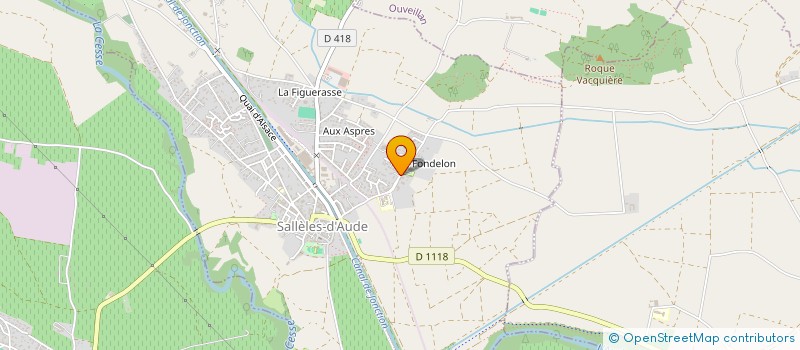 localisation de l'entreprise HENRONO  SALLELES-D'AUDE